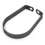 1" Black Carbon Steel Band Hanger