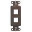 Quickport, Decora Insert, 2-port (Brown)