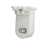Fluorescent Lampholder, Pedastal Base, 660w-600v, High Output,recessed Double Contact, Stationary End, COF White, For Push-in Wiring