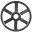 1 Groove Split Taper Sheave, A,B, 5V Belt, 16.28" OD