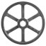 1 Groove Split Taper Sheave, A,B, 5V Belt, 20.28" OD