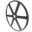 1 Groove Split Taper Sheave, A,B, 5V Belt, 25.28" OD