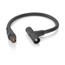 16 Series Cam-Type Taper Nose "Soft" Paralleling Tee, Female plug to Male/Male Tee, 24" Cable Length, 4/0, 400A Max (Black)