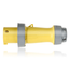 100A, 125V 3-Phase, 2P, 3W, LEV Series IEC 60309-1 & 60309-2 Pin & Sleeve Plug, IP66/IP67/IP68/IP69K, Watertight (Yellow)
