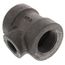 1-1/4" x 1-1/4" x 1-1/2" Black Cast Iron Reducing Tee, Class 125