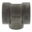 1-1/4" x 1-1/4" x 1-1/2" Black Cast Iron Reducing Tee, Class 125