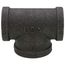 1-1/4" x 1-1/4" x 1-1/2" Black Tee, Class 150