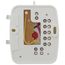 Heat/Cool Snap Acting thermostat in white vertical mount