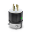 Locking Plug, 20A, 277V Power Indication (Black) & White