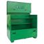 30" D x 48" H x 60" W 16 Gauge Steel Flat-Top Box, Green