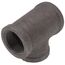 1-1/2" x 1-1/4" x 1-1/4" Black Tee, Class 150