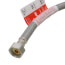 36" Braided Stainless Steel Hose Faucet Connector (3/8" Compression x 1/2" FIP)