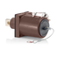 Rhino-Hide 1 Pole Fem 45 Deg Receptacle 1 Hole Bus Bar, 313MCM-777MCM Cable (Brown)