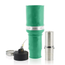 Rhino-Hide Single Pole Female Connector (Contact, Insulator, & Dust Cap), Crimped, 777 MCM Cable, 1000V 1135A Max (Green)