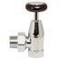 1" FIP Windsor Control Valve, Failsafe Brass-On-Brass Seals for Steam & Hydronic Systems (Chrome)