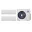 48,000 BTU, R-32, 21 SEER2 Vireo Ductless Two Zone Heat Pump Package (24+24)