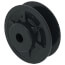 1 Groove Cast Iron Variable Pitch Sheave w/ 1/2" Bore, 3.15" OD