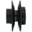 1 Groove Cast Iron Variable Pitch Sheave w/ 1/2" Bore, 2.87" OD