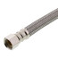 48" Braided Stainless Steel No-Burst Dishwasher Connector w/ MIP Elbow (3/8" Compression x 1/2" FIP)