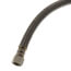 48" Braided Stainless Steel Fits-All Dishwasher Connector w/ MIP Elbow & Adapters (3/8" Comp. x 1/2" FIP)