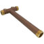 1-1/4" X 13" Center to End, No Lead Brass Solid Tank Tee