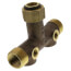 1" x 3" Center to End, No Lead Brass Female Union Tank Tee