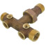 1" X 4-1/2" Center to End, No Lead Brass O-Ring Union Tank Tee