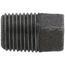 1/8" Black Solid Plug