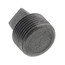 3/4" Black Solid Plug