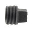 3/4" Black Solid Plug