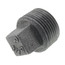 3/4" Black Solid Plug