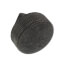 2" Black Solid Plug
