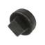 2" Black Solid Plug