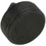 2-1/2" Black Solid Plug