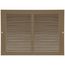 12" x 8" (Wall Opening Size) Golden Sand Baseboard Return Air Grille (657 Series)