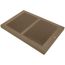 12" x 8" (Wall Opening Size) Golden Sand Baseboard Return Air Grille (657 Series)