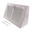10" x 6" Golden Sand Baseboard Register with Damper (655 Series)