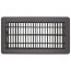 6" x 12" (Wall Opening Size) Silver Maple Gray Floor Register (350 Series)