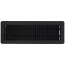 4" x 14" (Wall Opening Size) Black Floor Register (350 Series)