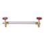 1/2" Standard Composition Water Gauge w/ 12" Glass & Rod