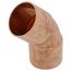 1-1/8" OD ACR Copper 45° Elbow