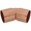 1-1/8" OD ACR Copper 45° Elbow