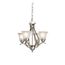 Dover 4 Light Mini Chandelier (Brushed Nickel)