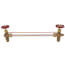 1/2" Heavy Aluminum Water Gauge w/ 12" Glass & Rod