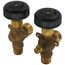 1/2" Heavy Composition Water Gauge Less Glass & Rod (w/ Auto Ball Valve)