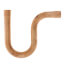 7/8" OD ACR Copper Suction Line P-Trap