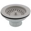 Color-Coordinated Metal Basket Strainer (Soft White)