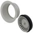 Color-Coordinated Metal Disposal Flange (Soft White)