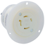 20A, 120/208V Flanged Outlet Locking Receptacle, Industrial Grade