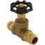 1/2" Press Gate Valve (Lead-Free Brass)